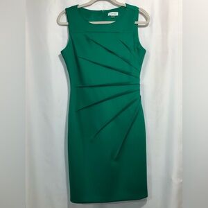 Calvin Klein Women’s Green Starburst Sleeveless Dress Size 8